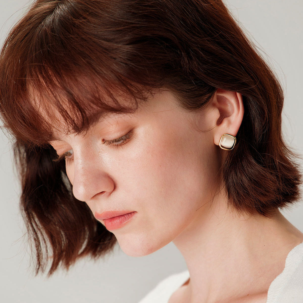 Shewess™ Altın Opal Küpe