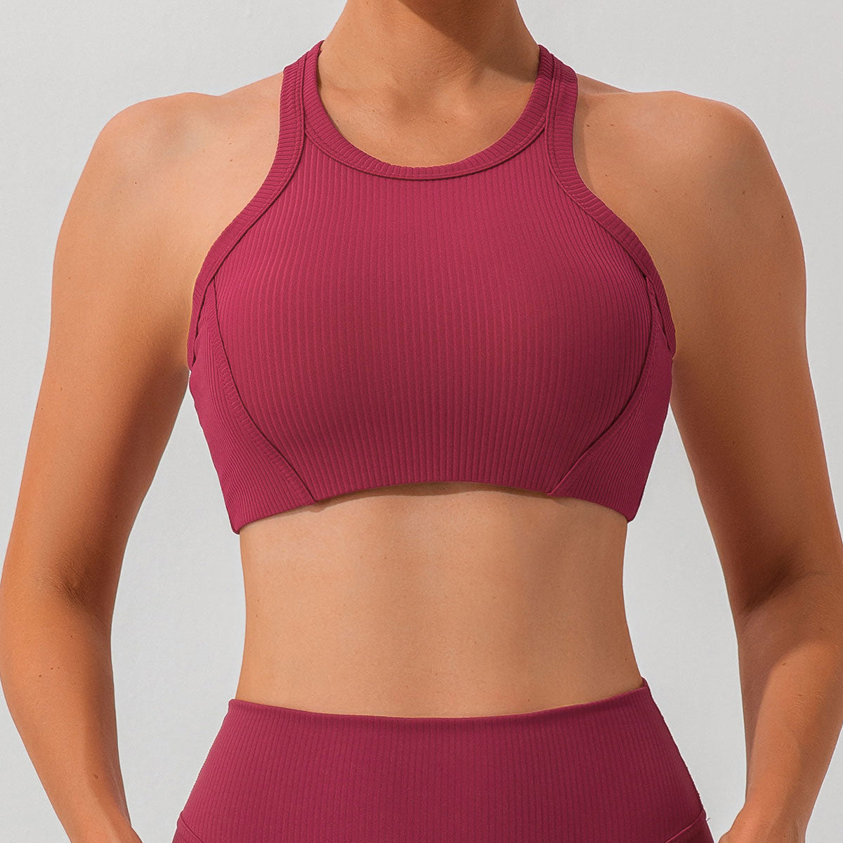 Shewess™ Kırmızı İ-Back Yoga Atlet