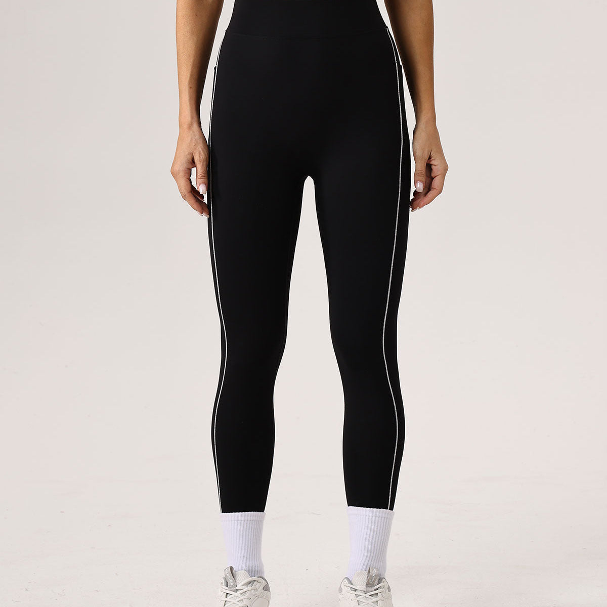 Shewess™ Siyah Yüksek Bel Yoga Taytı