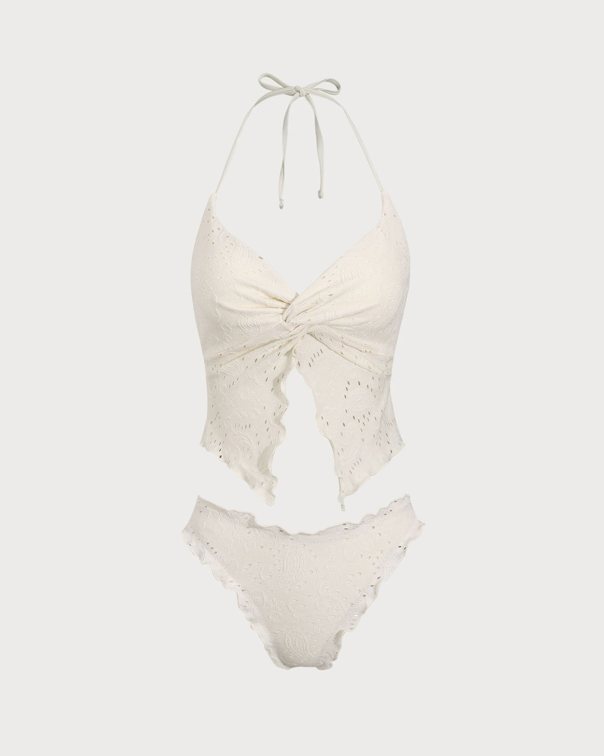 Shewess™ Beyaz Twist Tankini Mayo