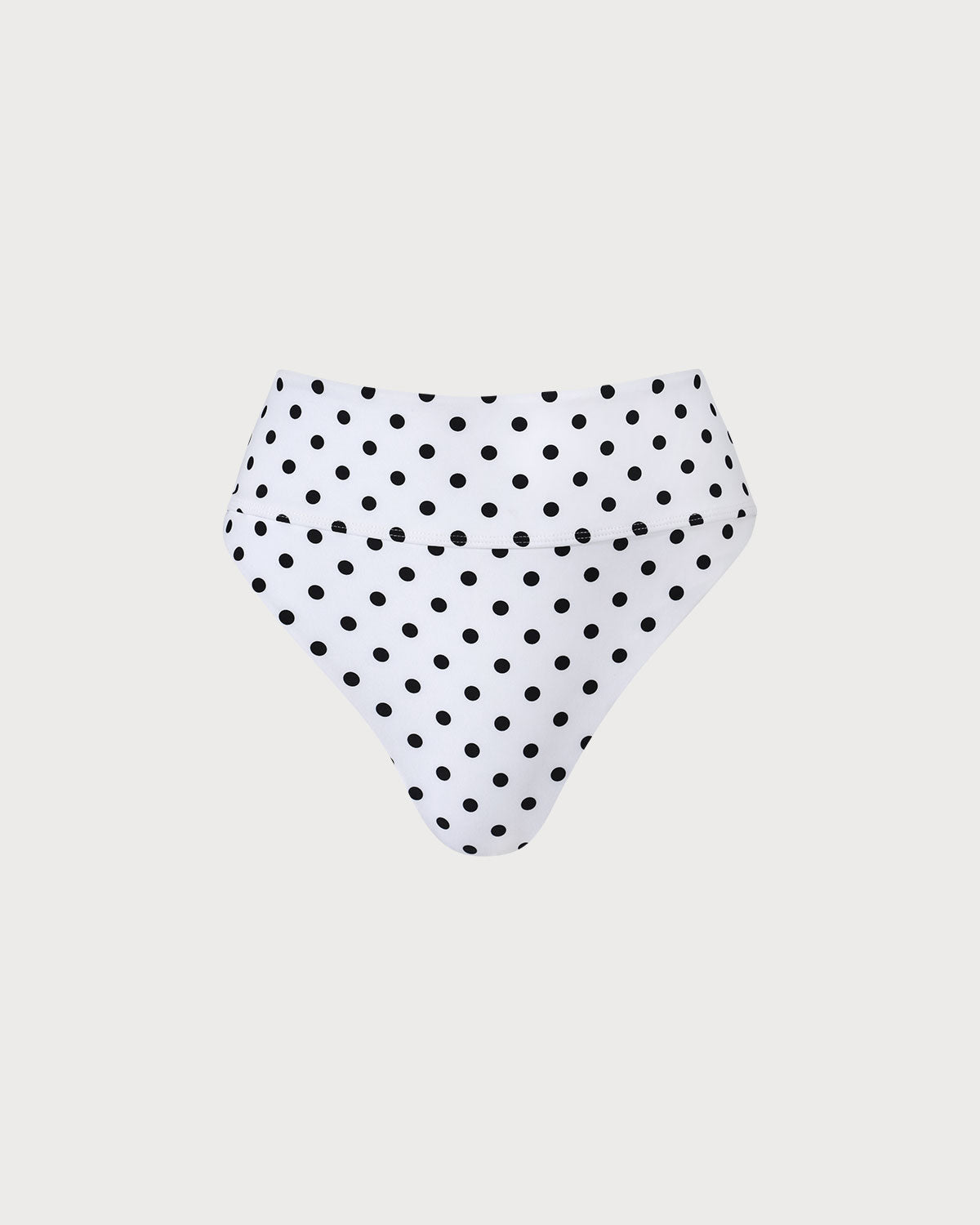 Shewess™ Beyaz Puantiyeli Yüksek Bel Bikini Altı