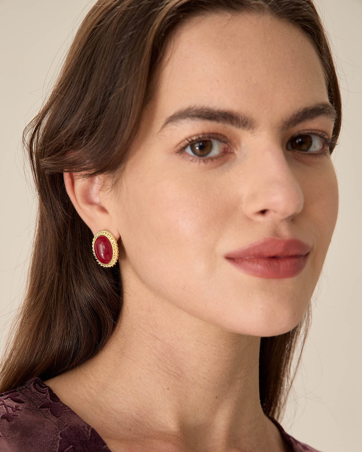 Shewess™ Retro Oval Küpe