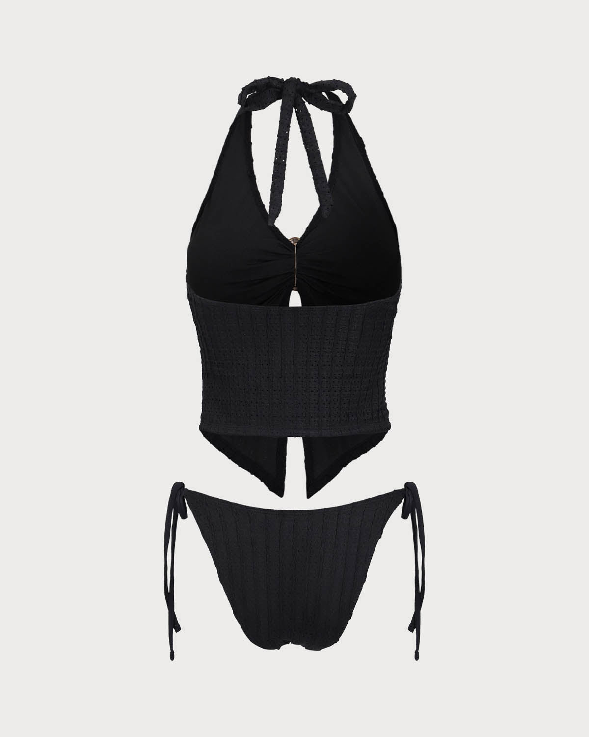 Shewess™ Siyah Kesme O-Ring Tankini Mayo