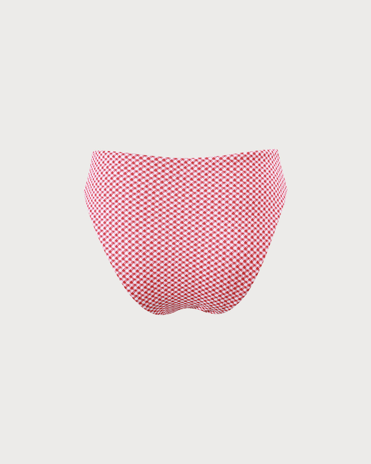 Shewess™ Kırmızı Ekose Bikini Altı