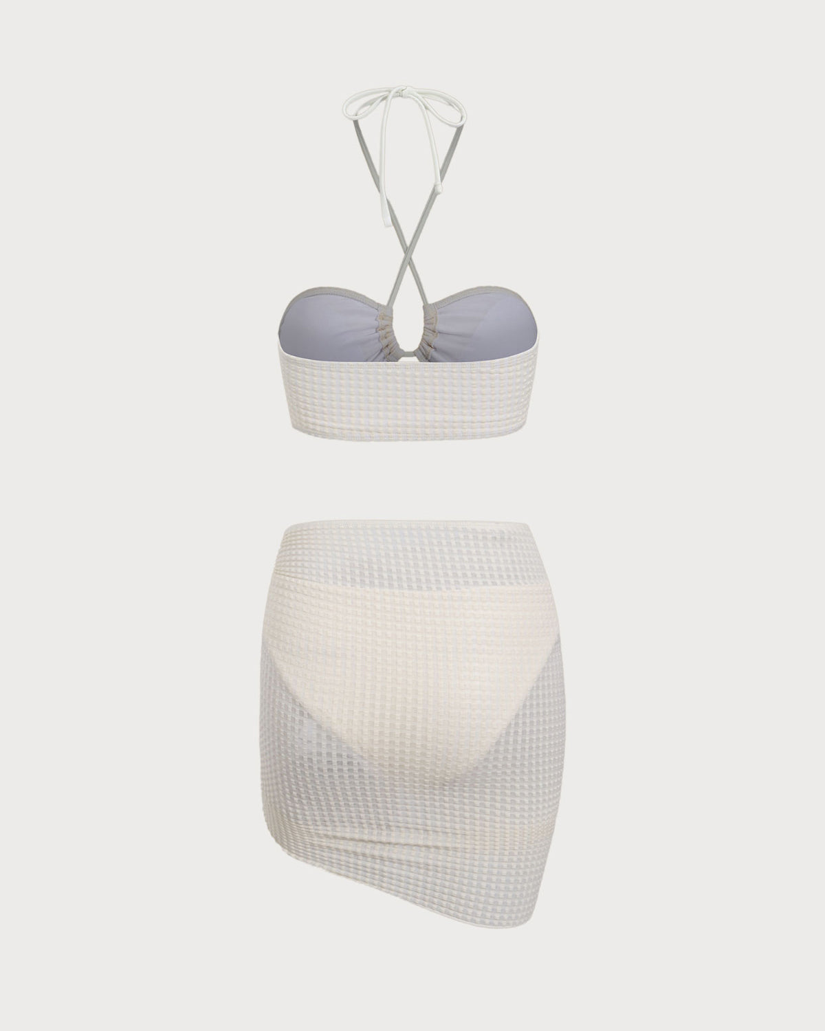 Shewess™ Bej Straplez Bikini Takımı