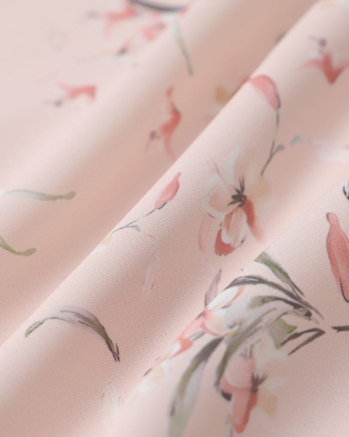 Shewess™ Pembe Çiçekli A Kesim Slip Mini Elbise