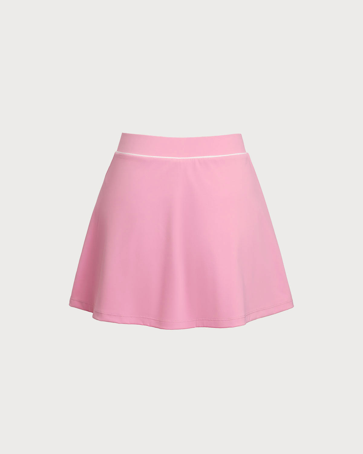 Shewess™ Pembe Yüksek Streç A-Line Yoga Eteği