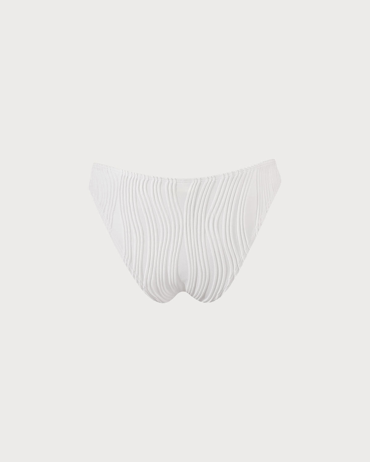 Shewess™ Beyaz Su Dalgalı Bikini Altı