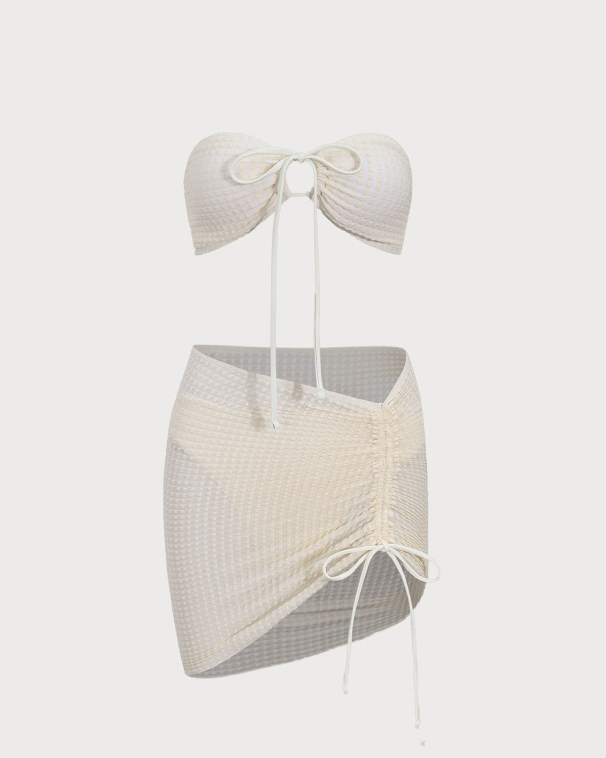 Shewess™ Bej Straplez Bikini Takımı