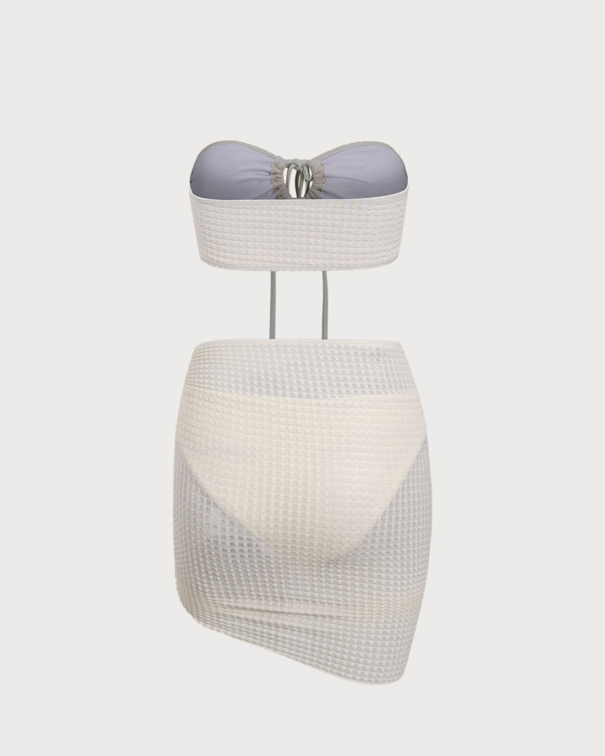 Shewess™ Bej Straplez Bikini Takımı