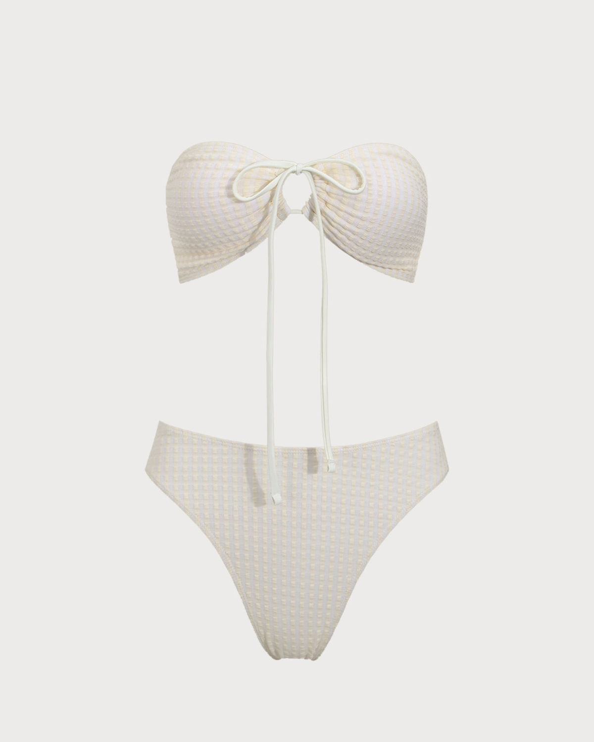 Shewess™ Bej Straplez Bikini Takımı