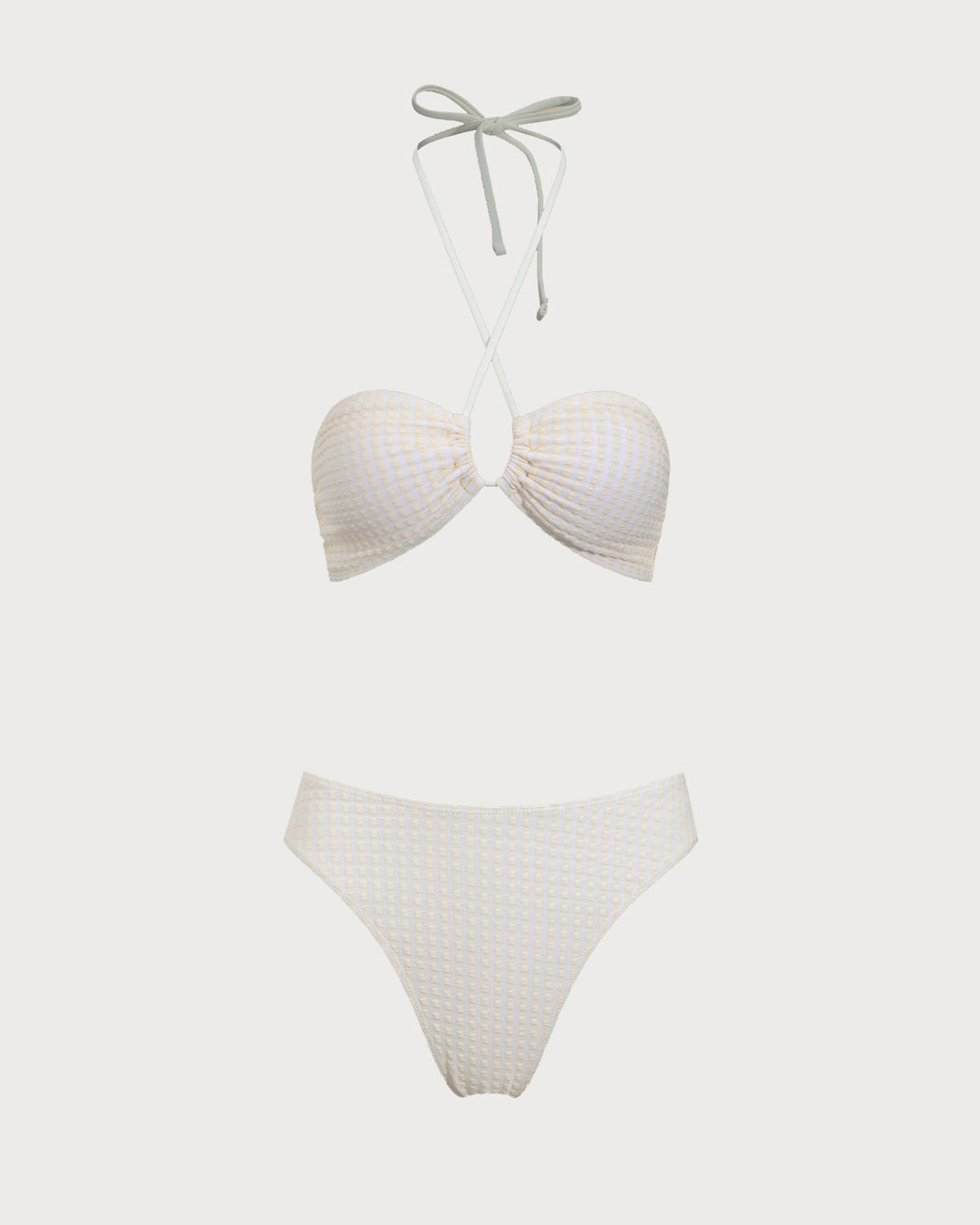 Shewess™ Bej Straplez Bikini Takımı