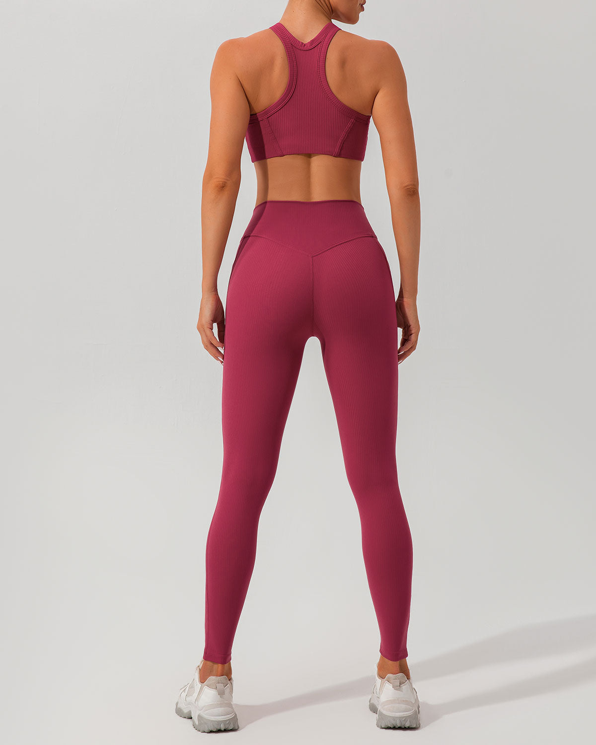 Shewess™ Kırmızı İ-Back Yoga Atlet
