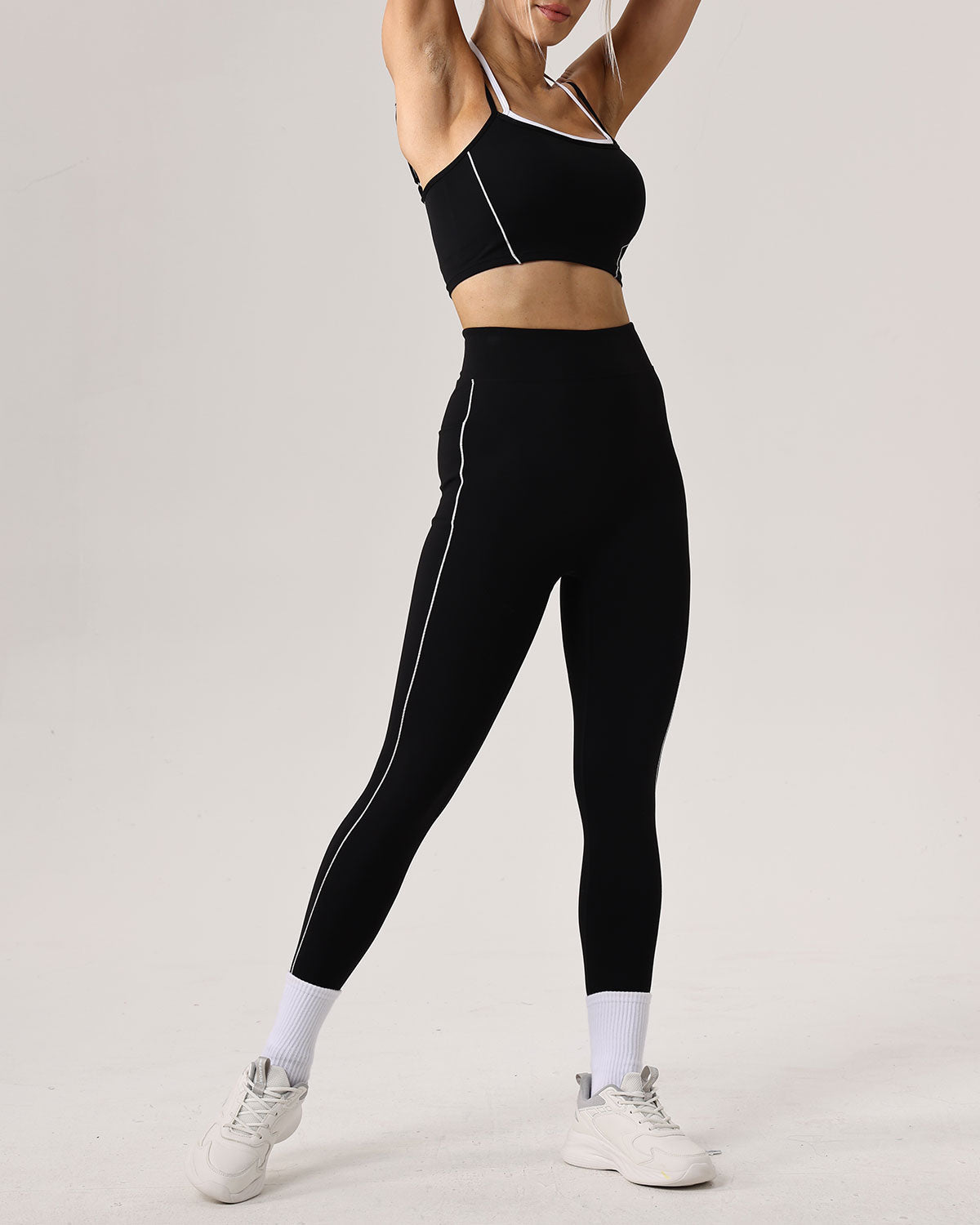 Shewess™ Siyah Yüksek Bel Yoga Taytı