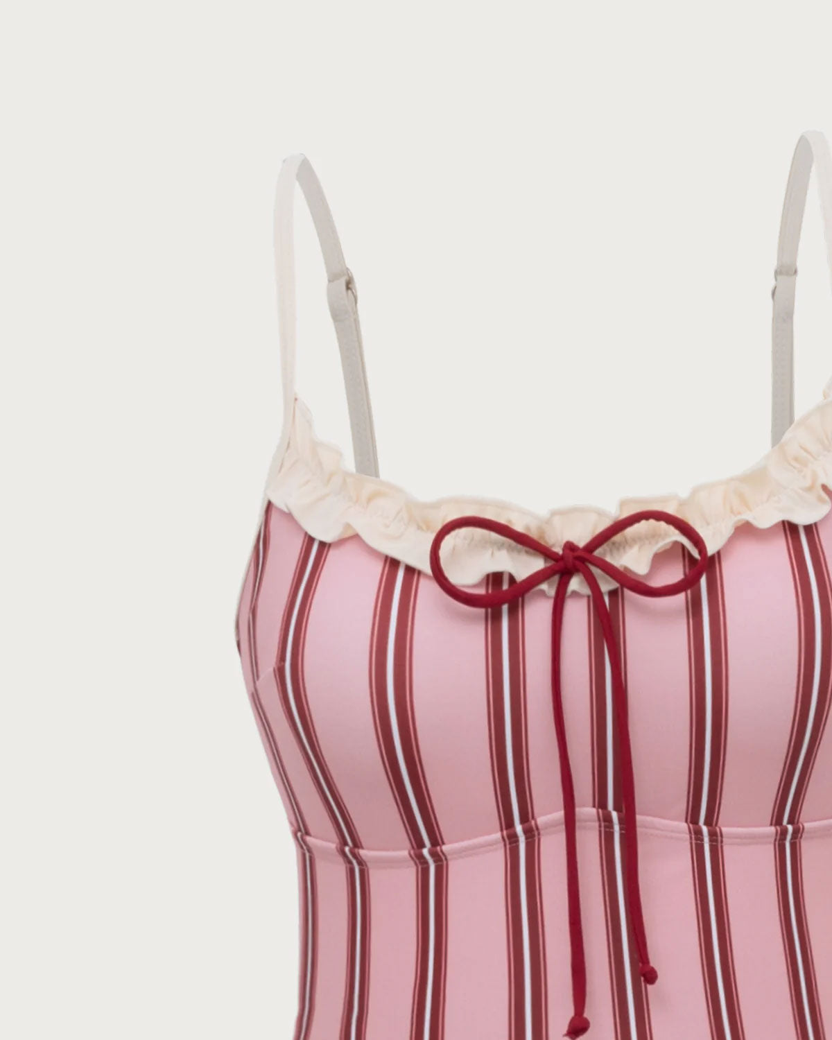 Shewess™ Pembe Çizgili Tankini Mayo
