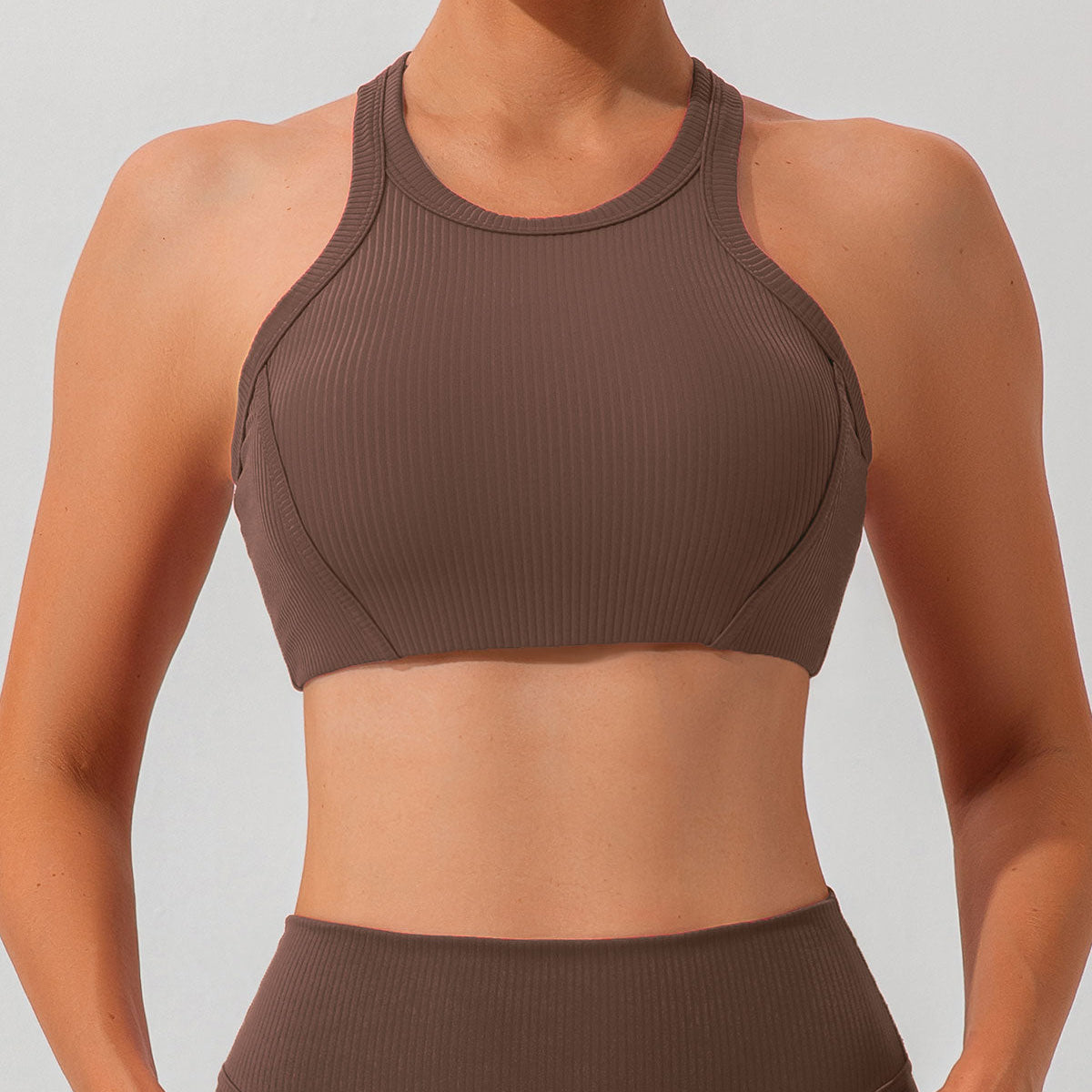 Shewess™ Kahverengi İ-Back Yoga Atlet