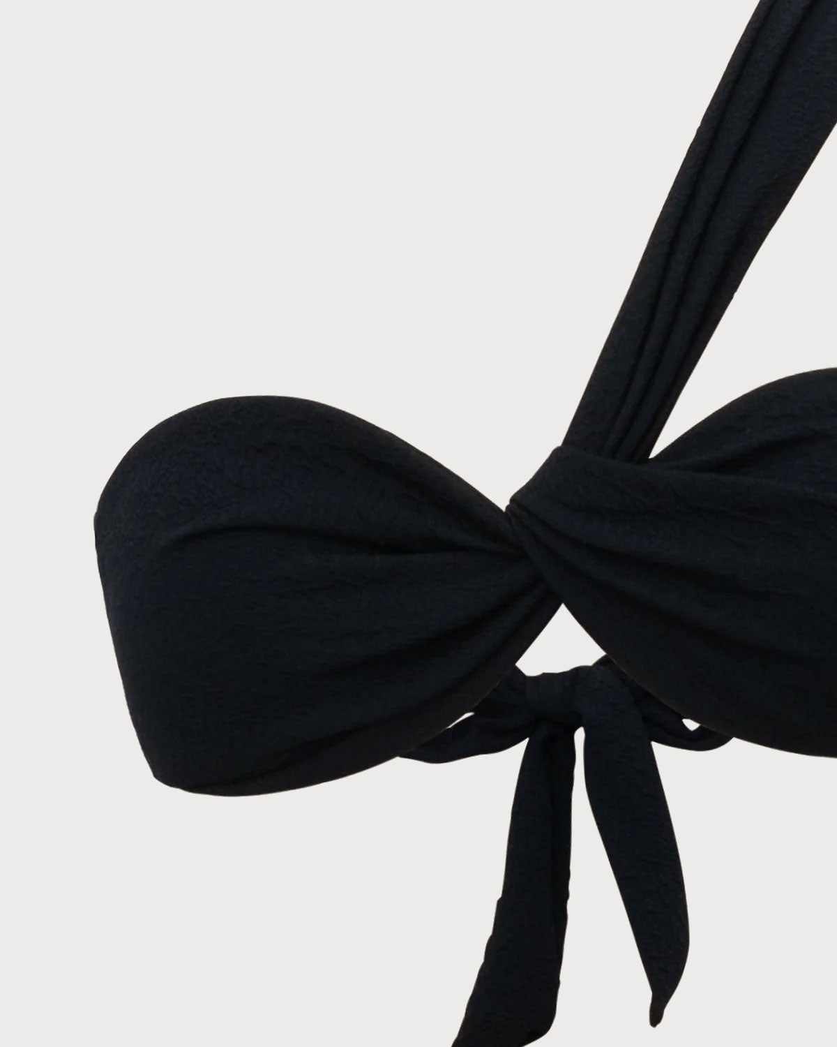 Shewess Siyah Dantelli Önü Bağlamalı Bikini Takımı