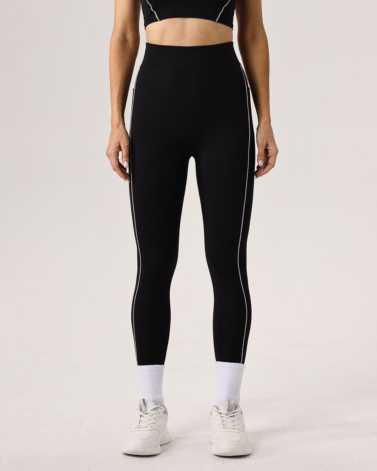 Shewess™ Siyah Yüksek Bel Yoga Taytı