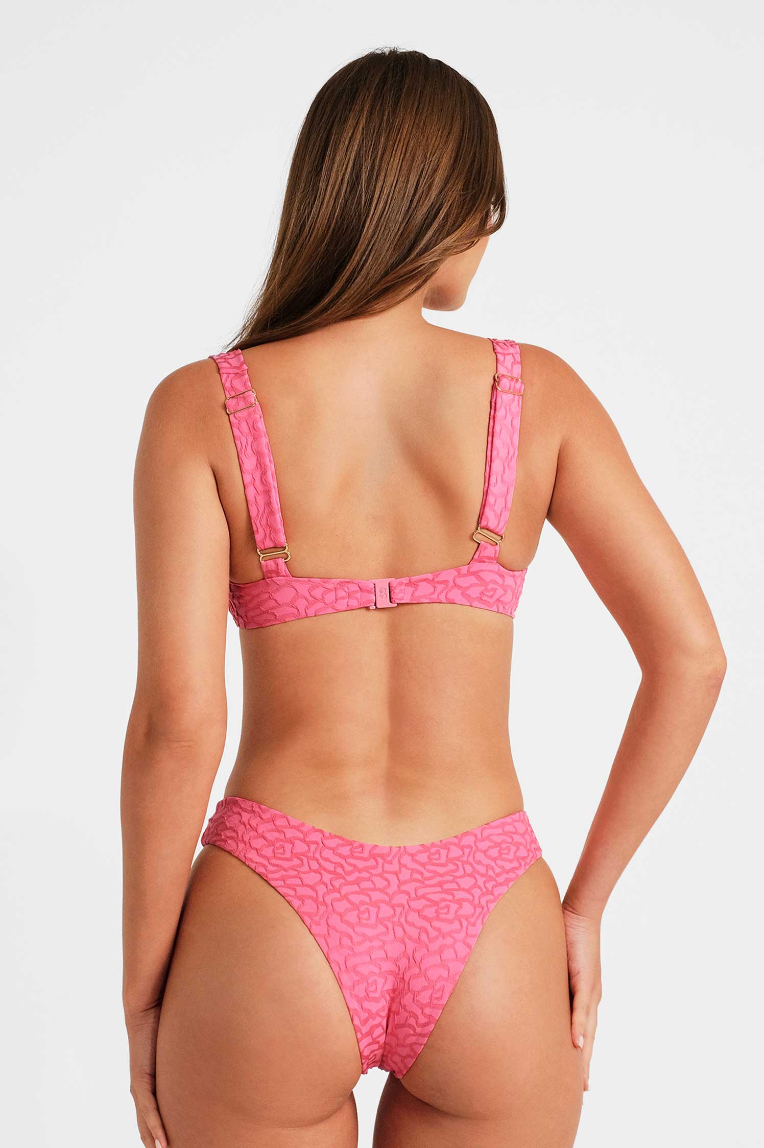 Shewess™ Maui Klasik Cesur Alt / Rosy Glow Jacquard (Son İndirim)
