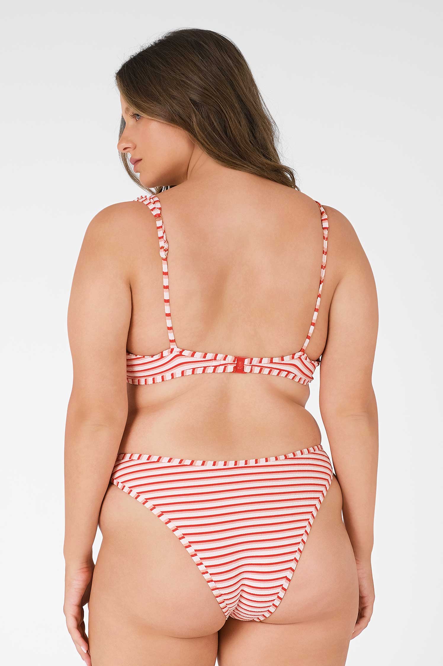 Shewess™ Giselle Cesur Bikini Altı / Kırmızı Jakarlı