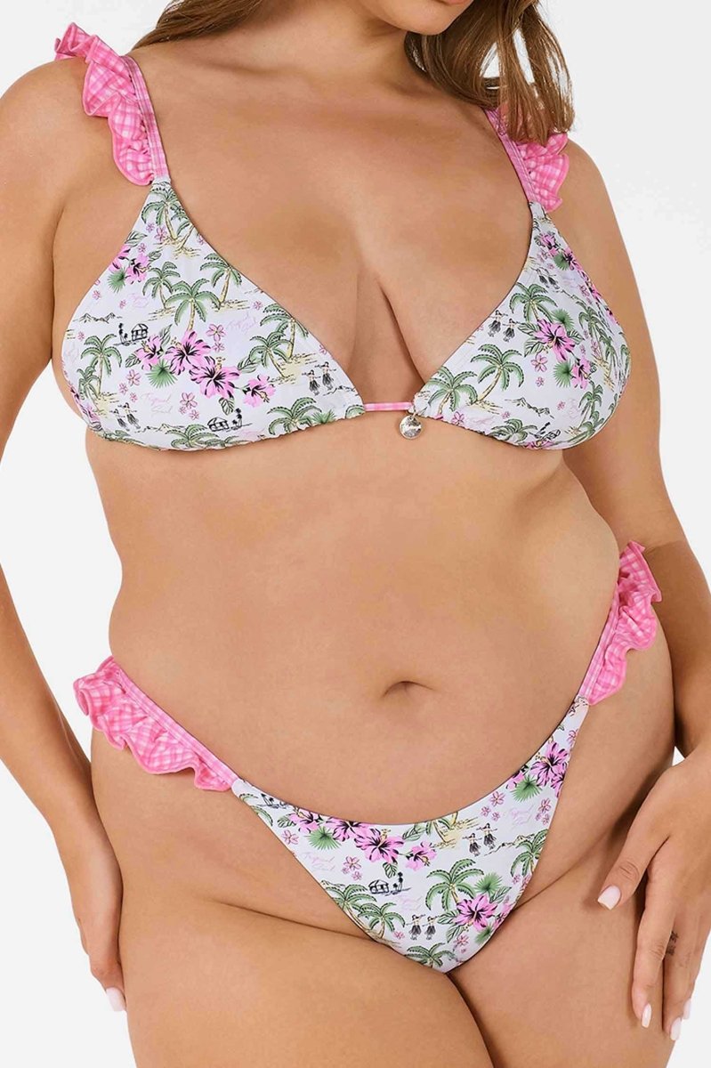 Shewess™ Tessa Fırfırlı Cesur Alt / Coco Frio