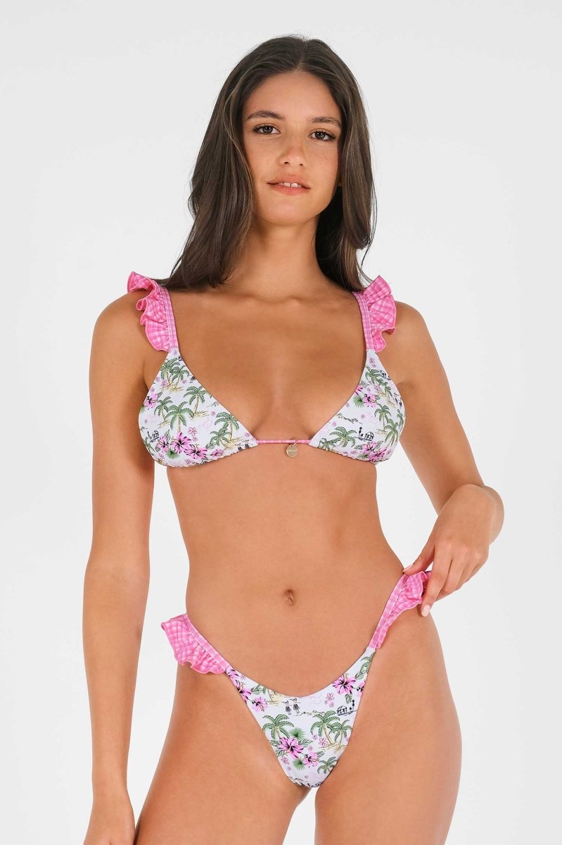 Shewess™ Tessa Fırfırlı Cesur Alt / Coco Frio
