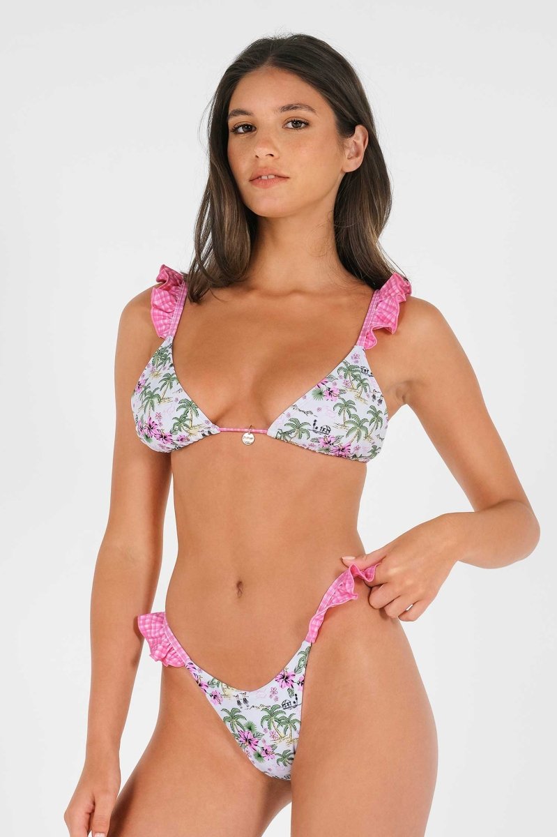 Shewess™ Tessa Fırfırlı Cesur Alt / Coco Frio