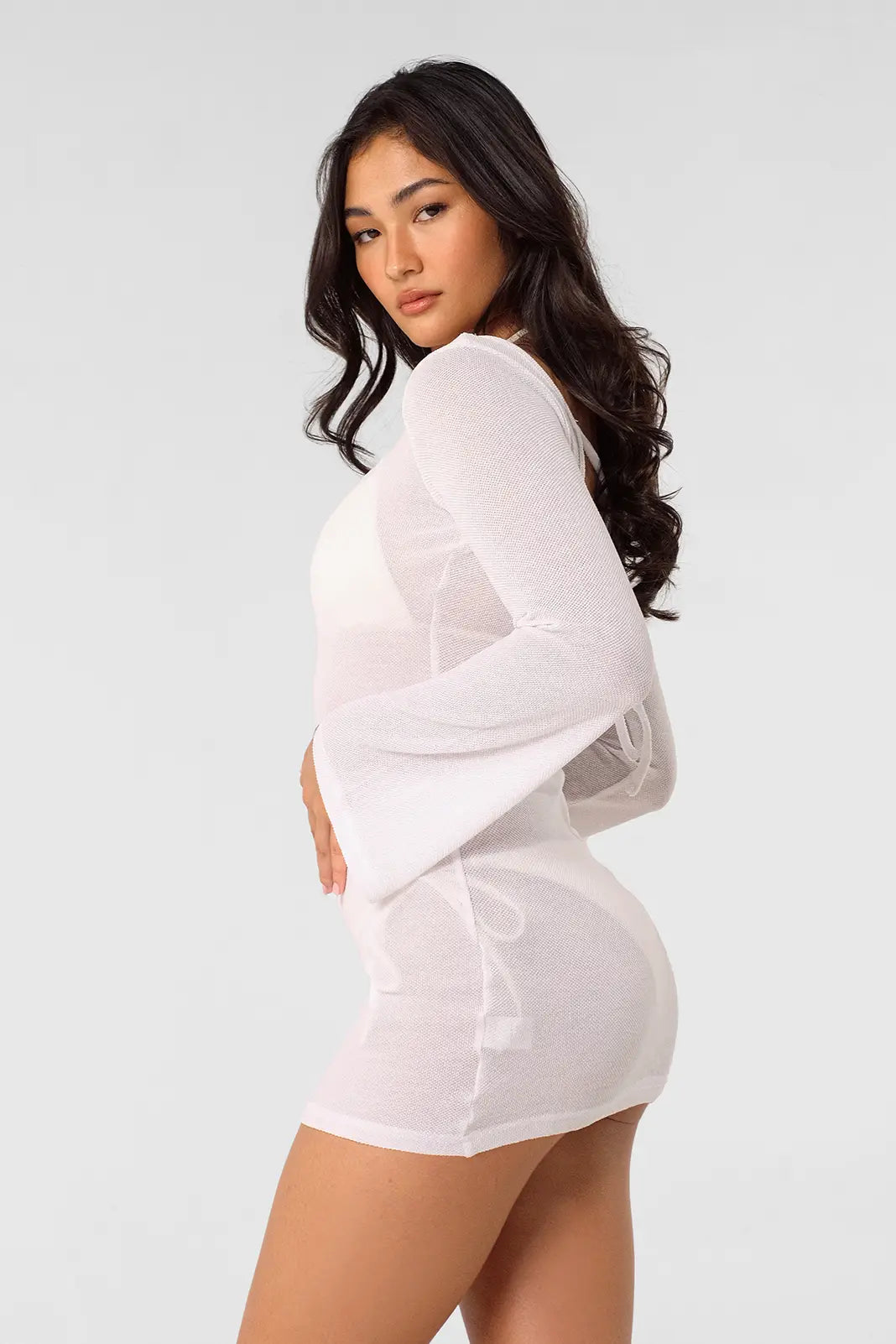 Shewess™ Meredith Sırtı Açık Elbise / Cloud Knit