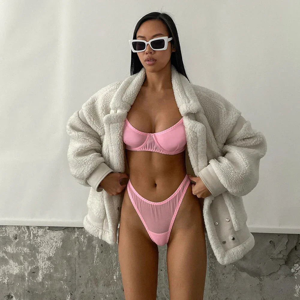 Shewess™ Brooke 2 Parça Dikişsiz Push-Up Sütyen Takımı