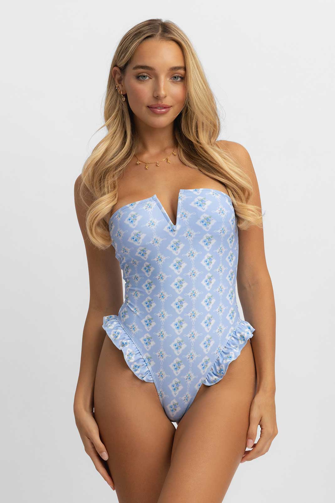 Shewess™ Lily Fırfırlı Tek Parça / Hamptons
