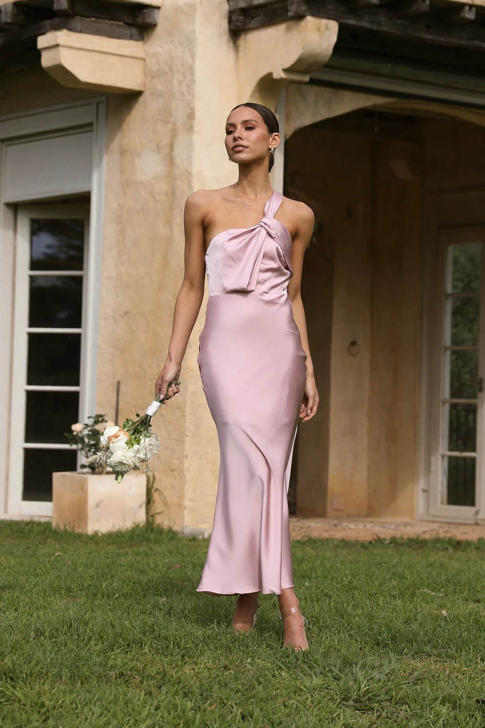Greta Maxi Elbise - Pembe