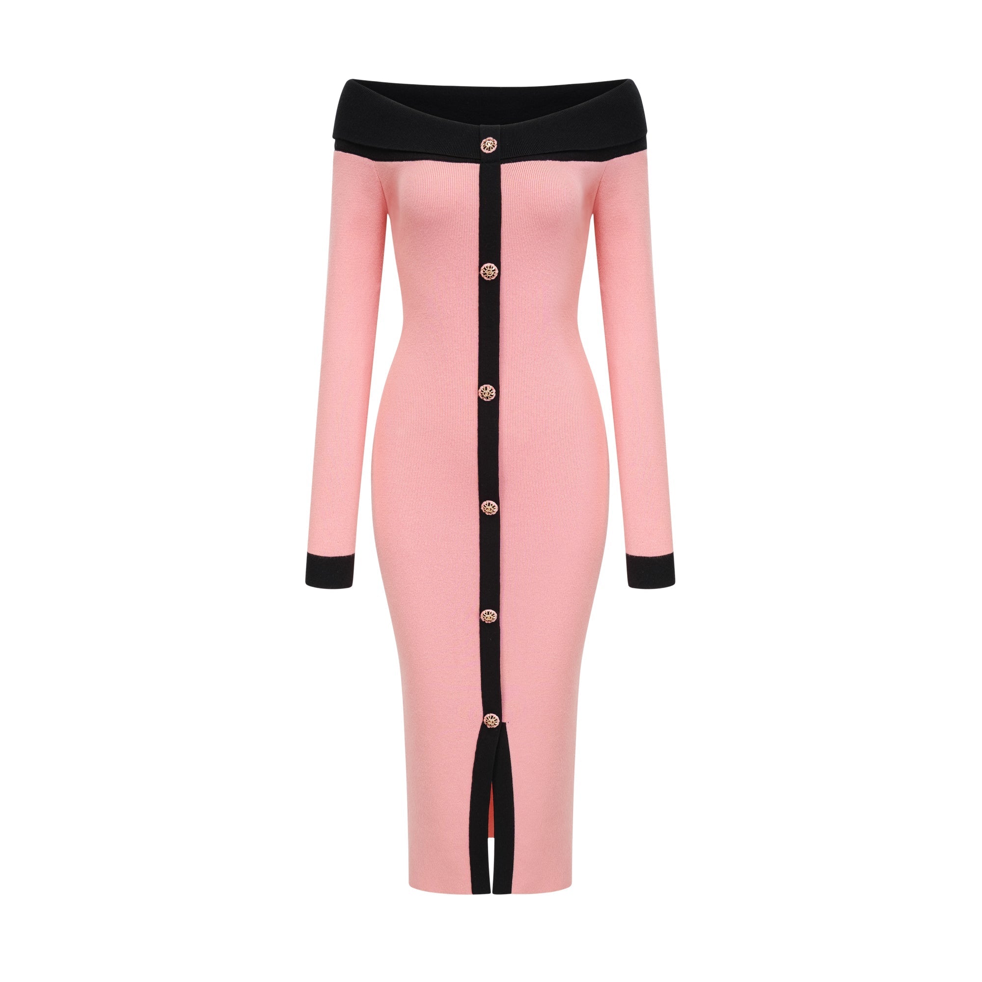 Carine midi elbise