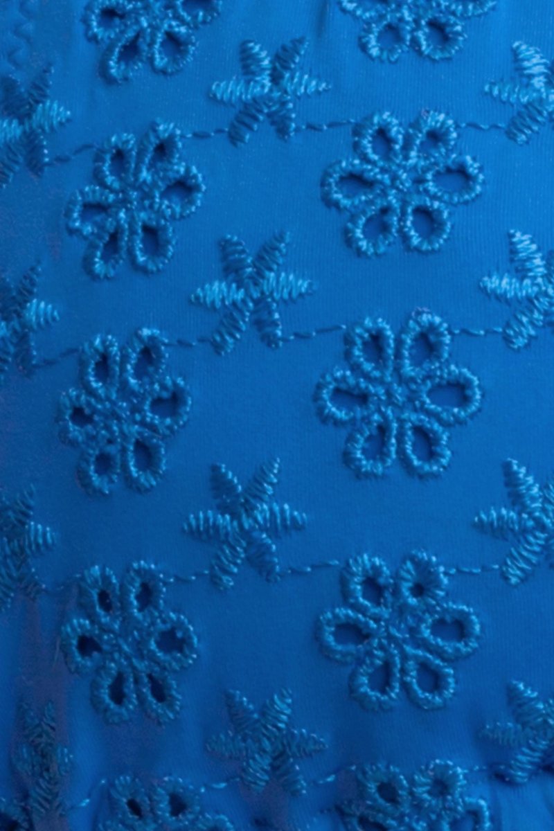 Shewess™ Makayla Fırfırlı Cesur Alt / Sapphire Eyelet (Son İndirim)