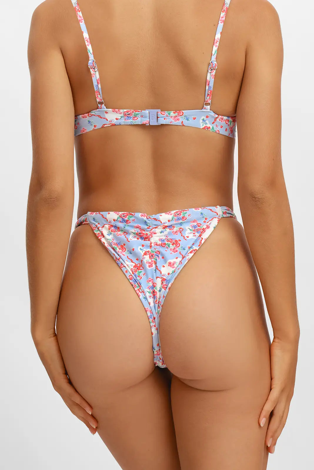 Shewess™ Giana Büzgülü Cesur Alt / Summer Berries (Son İndirim)
