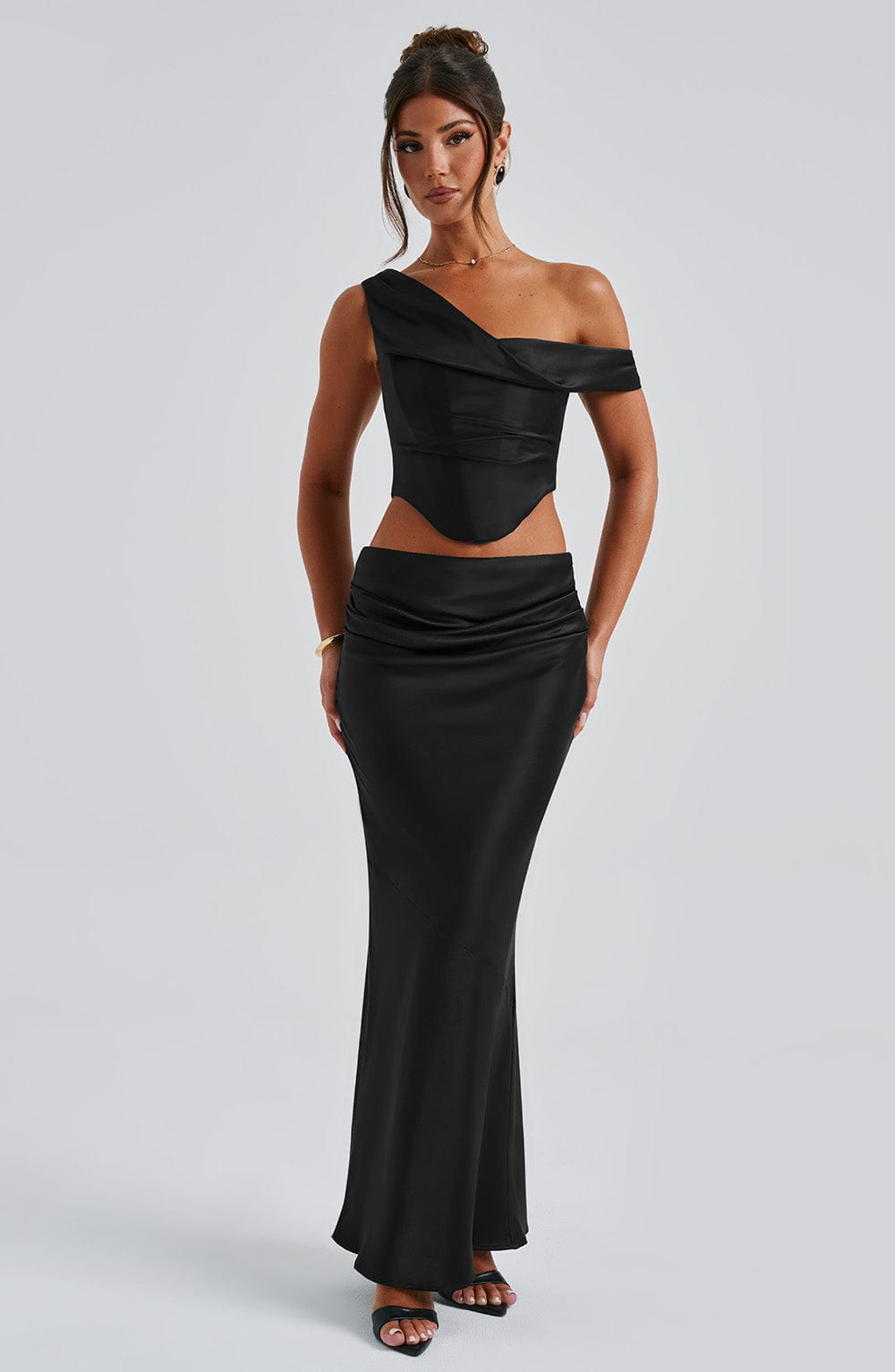 Bernadette Maxi Etek - Siyah