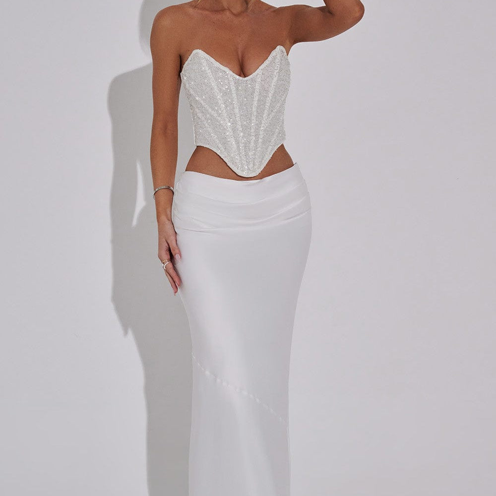 Bernice Maxi Etek - Fildişi