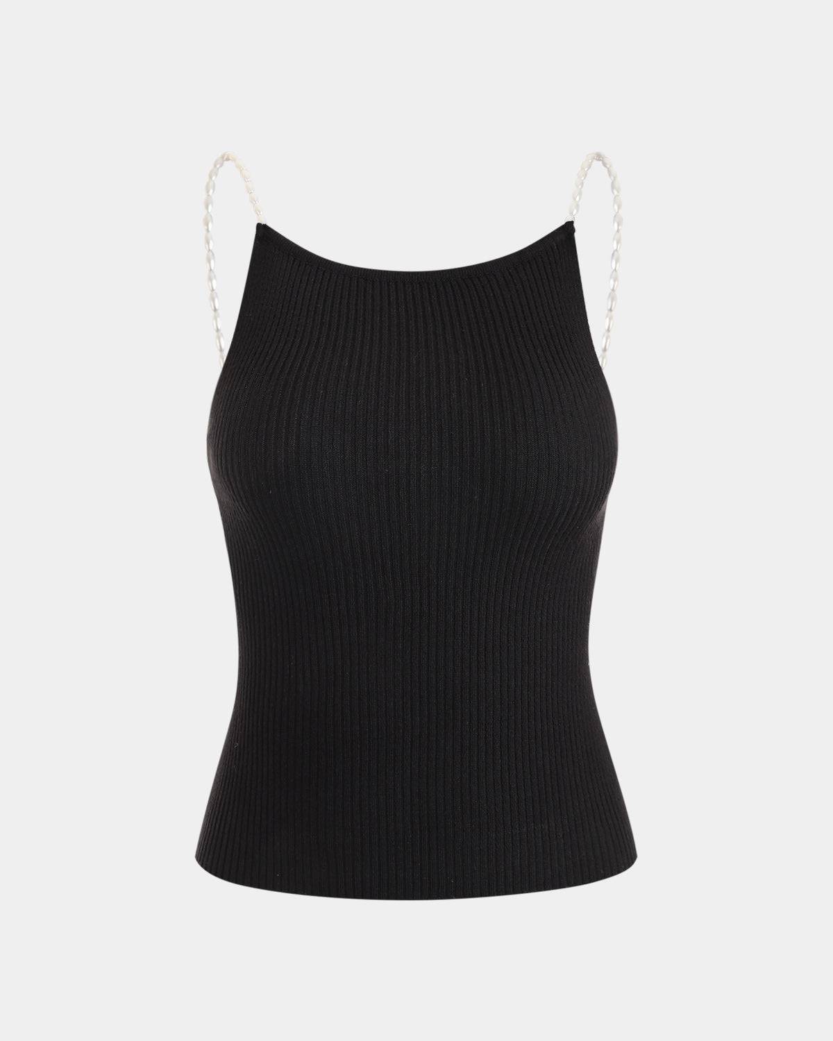 Shewess™ Boncuklu Askılı Nervürlü Cami Üst