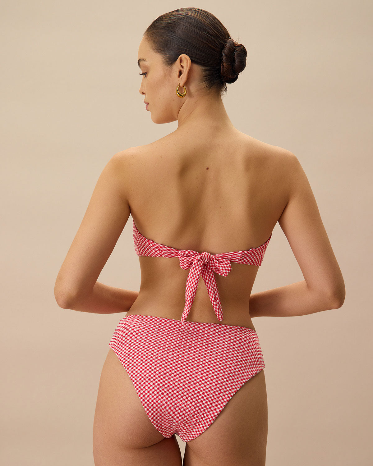 Shewess™ Kırmızı Ekose Bikini Altı