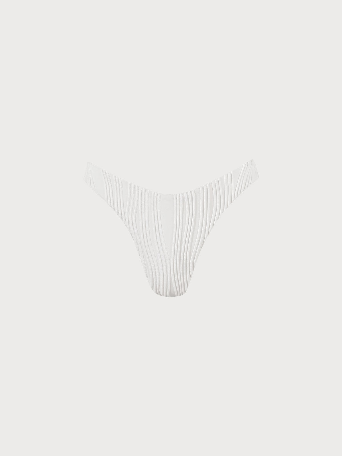 Shewess™ Beyaz Su Dalgalı Bikini Altı