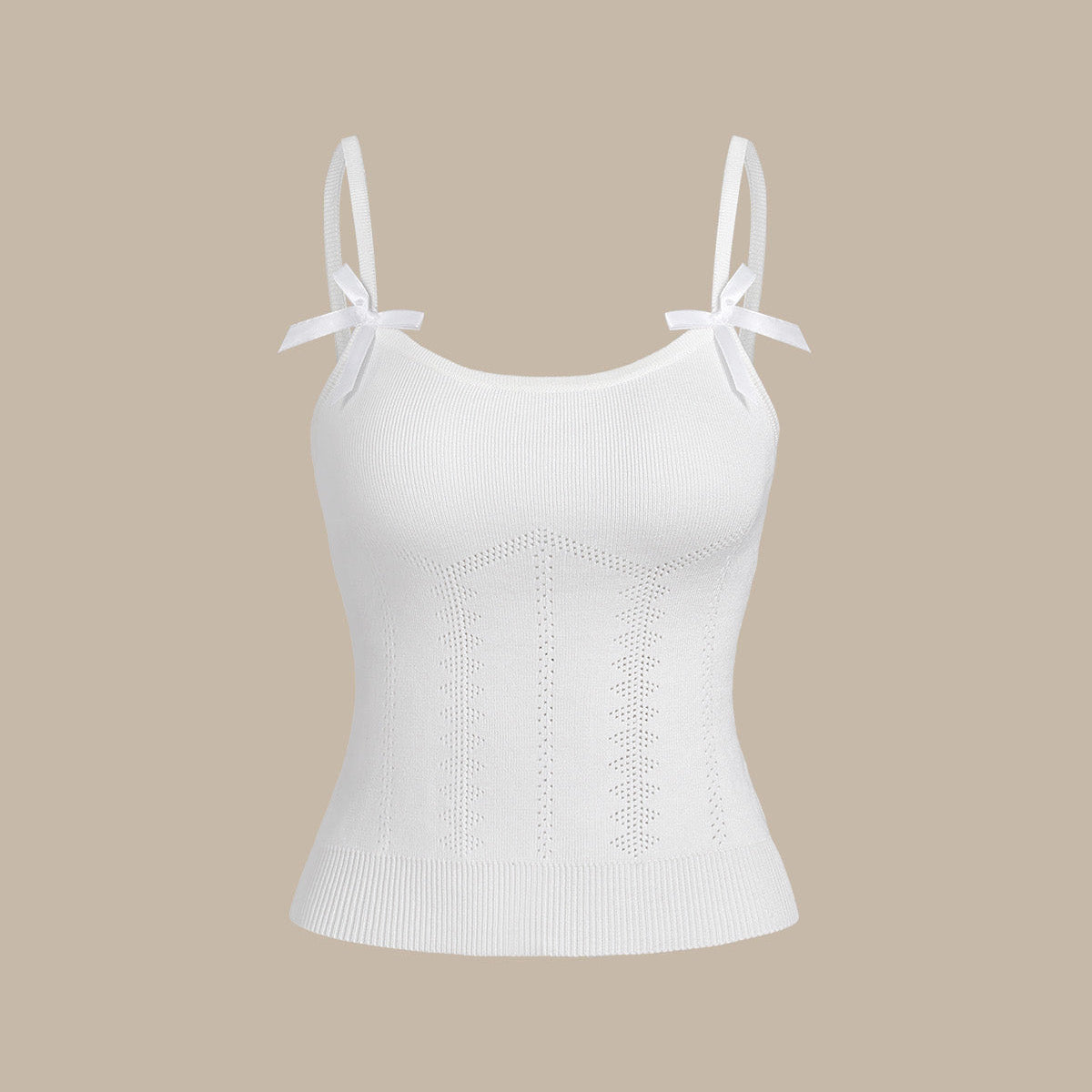 Shewess™ Bettydress - Beyaz Fiyonklu Cami Üst