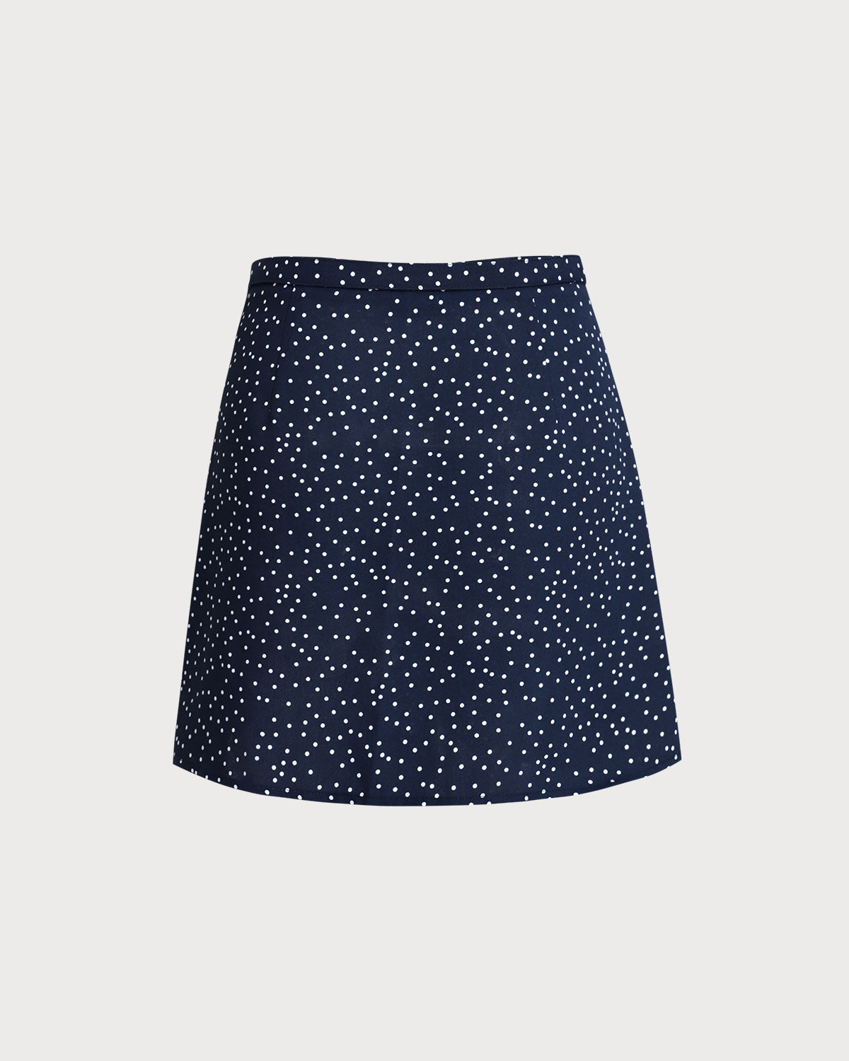 Shewess™ Lacivert Puantiyeli Anvelop Mini Etek