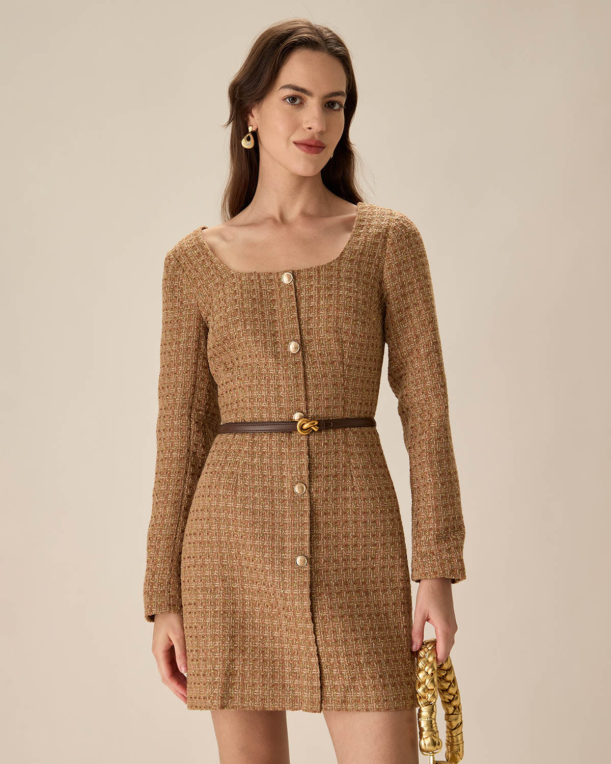 Shewess™ Kahve Retro Deri Kemerler