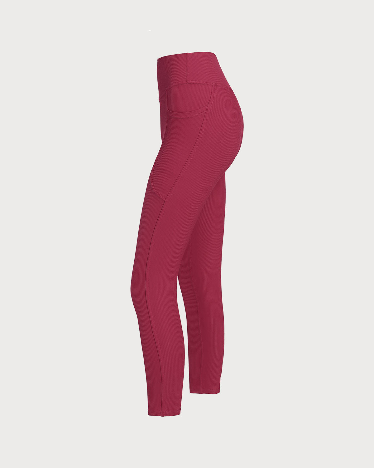 Shewess™ Kırmızı Çabuk Kuruyan Yüksek Bel Yoga Taytı