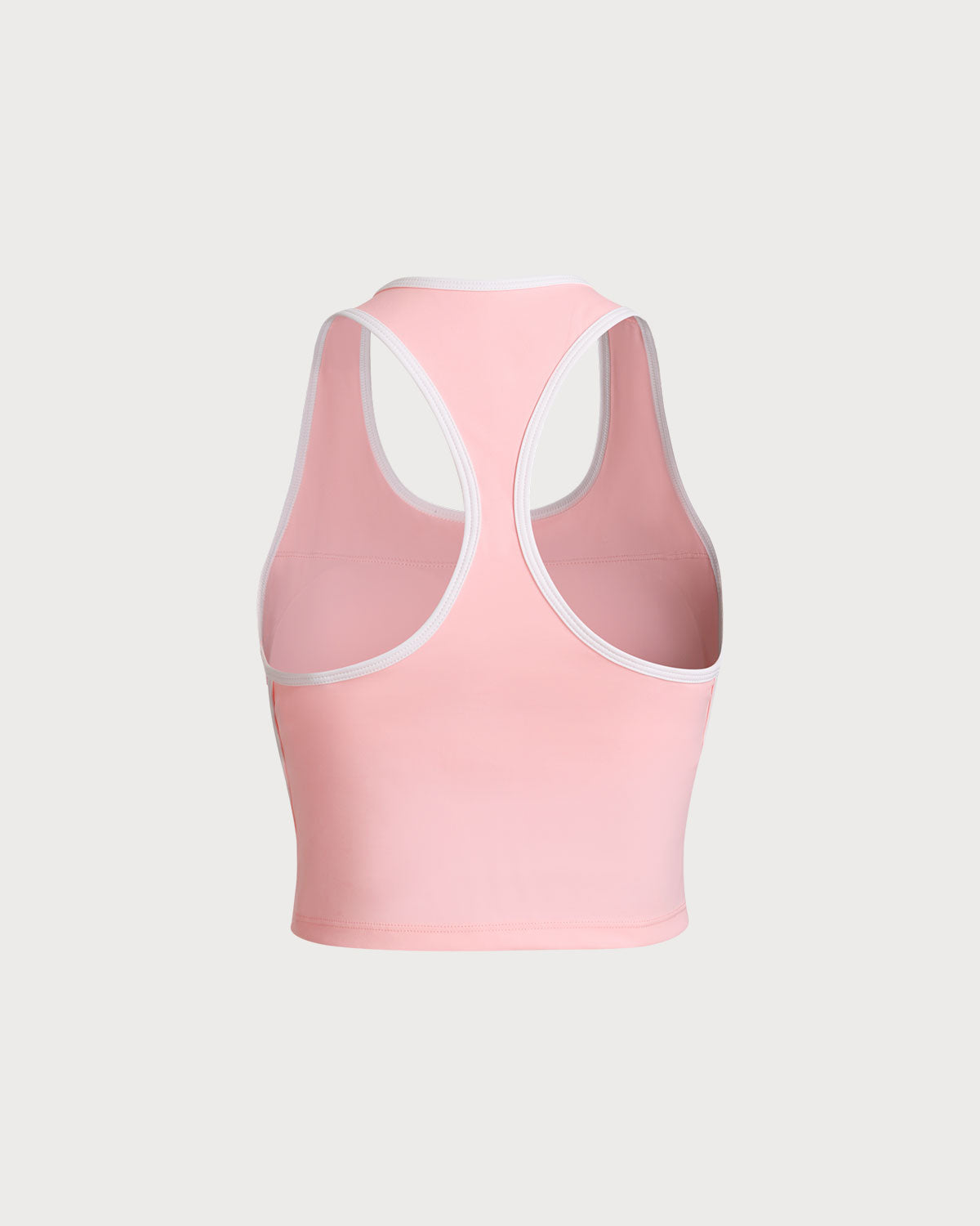 Shewess™ Pembe Yuvarlak Yaka Yoga Atleti - Hafif Destekli