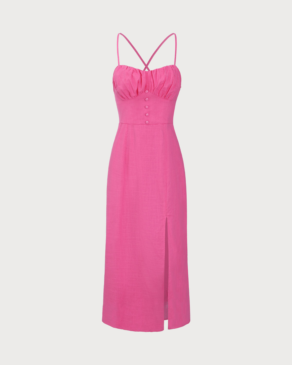 Shewess™ Kırmızı Dantelli Sırtı Açık Slip Midi Elbise