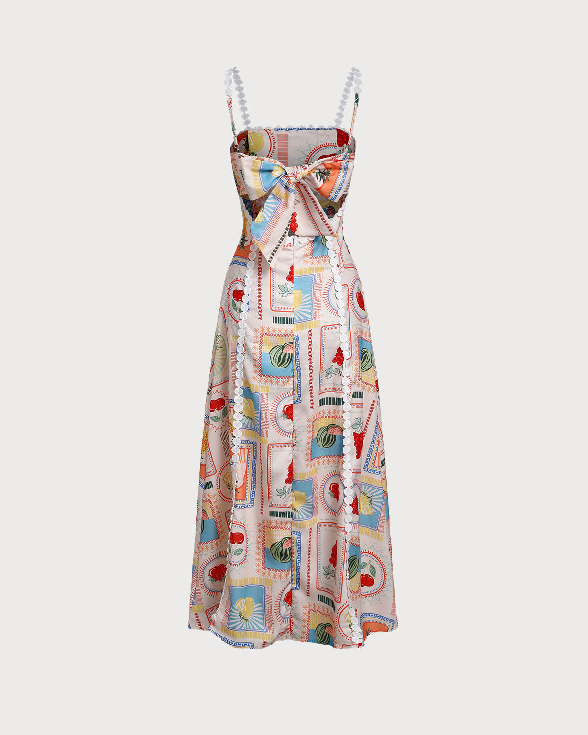 Shewess™ Pembe Çiçekli A Kesim Slip Maxi Elbise